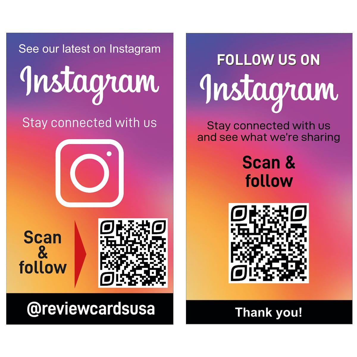 Instagram QR Code Cards – Turn Customers into Followers Instantly - Image 2